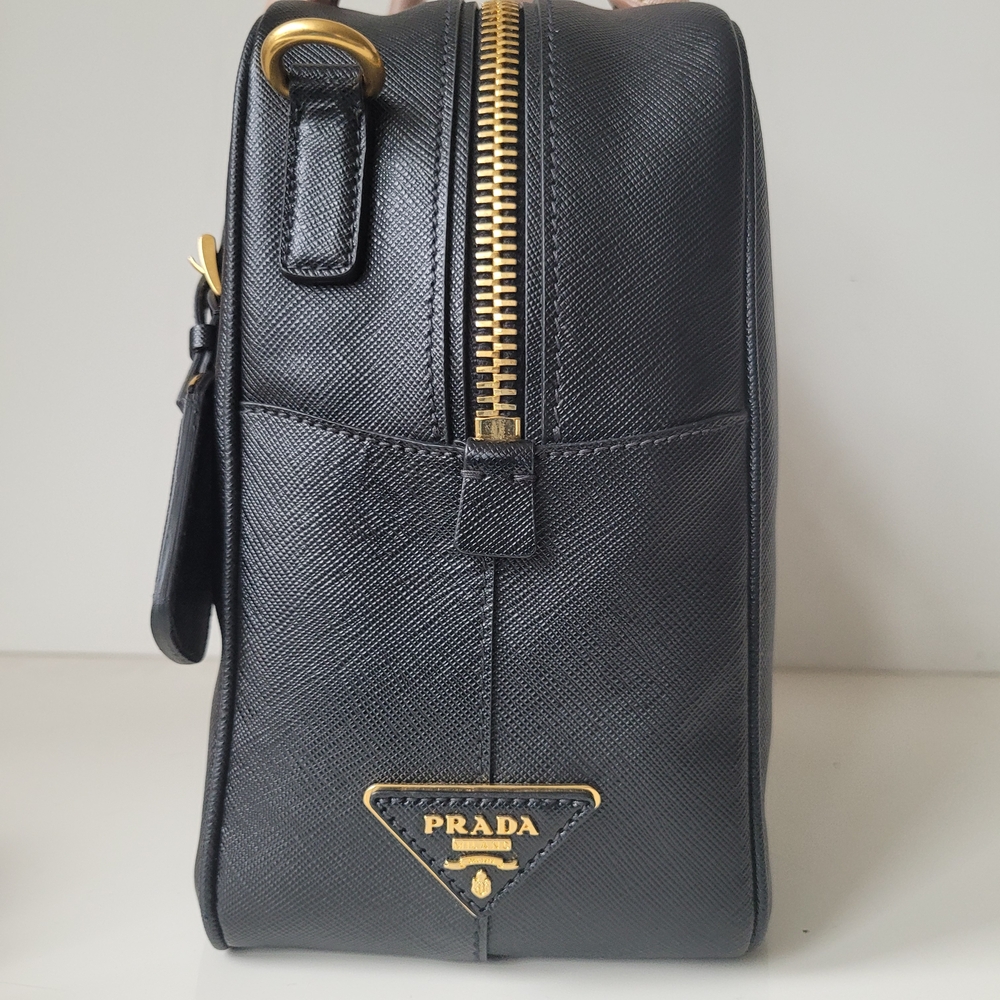 PRADA Saffiano Lux Square Satchel - Picture 2 of 12
